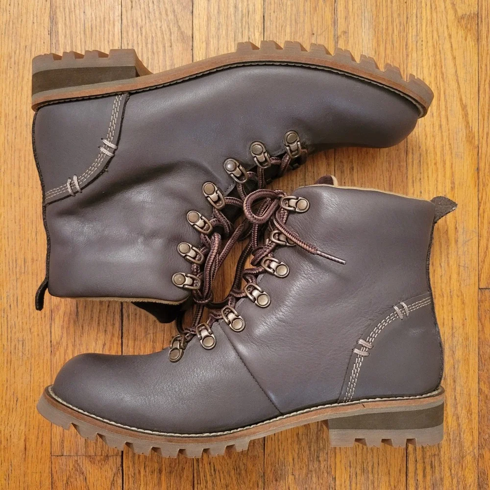 Kodiak 8.5 Hiking Boots Brown Leather Waterproof Thinsulate‎ FERNIE Insulated